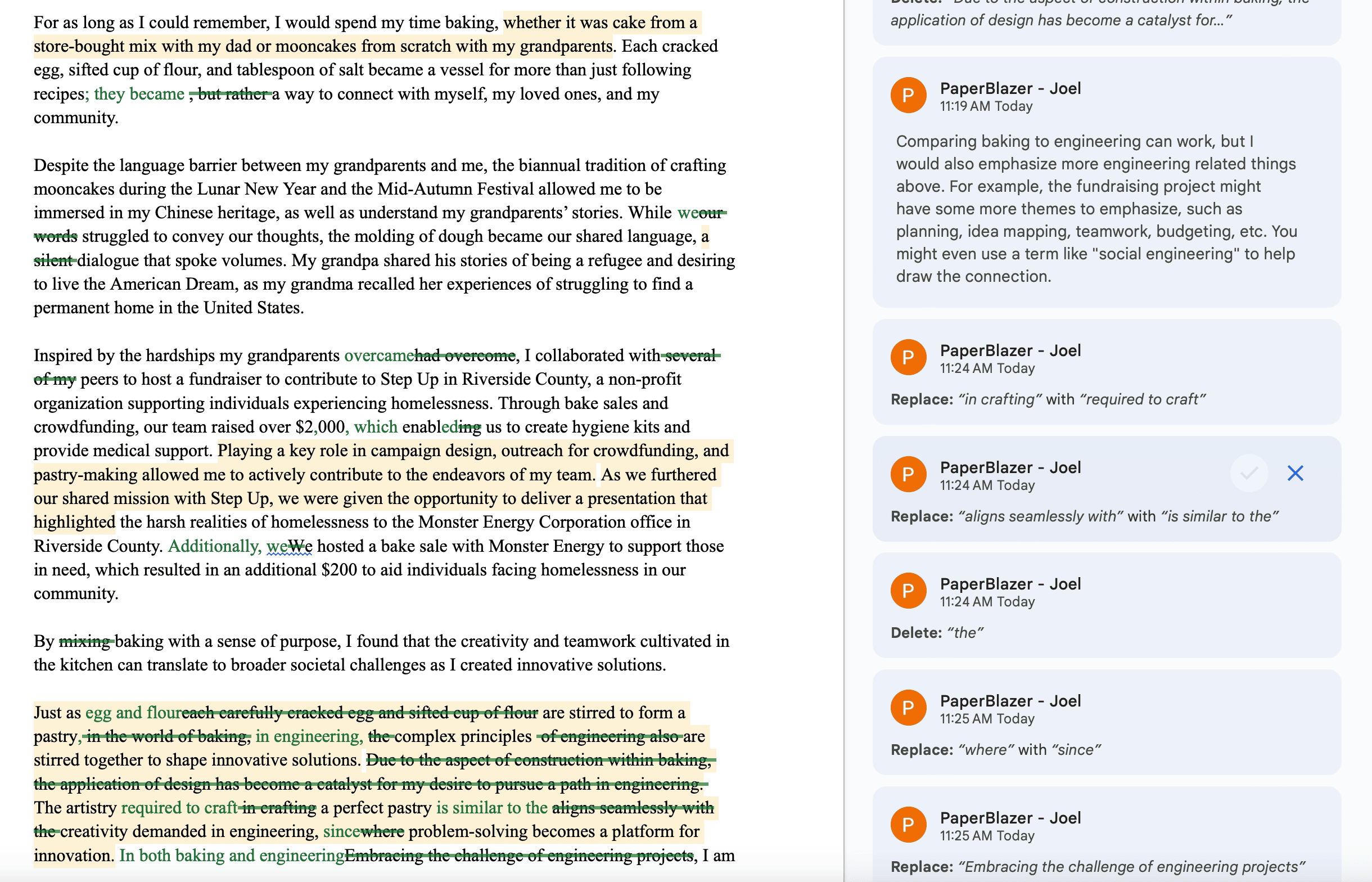 Edit GoogleDocs with PaperBlazer. Try the best editing service — online, fast, affordable.
